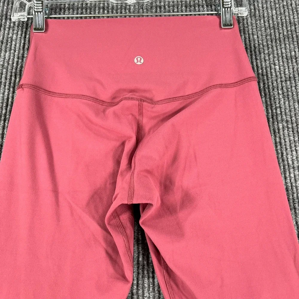 Lululemon Align Crip Leggings Womens Size 6 Pink Activewear Workout Casual Gym
